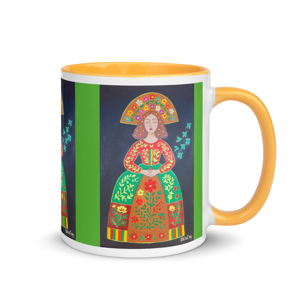 Thanksgiving Queen Mug – 11 oz Ceramic Art Mug | Dexi Art